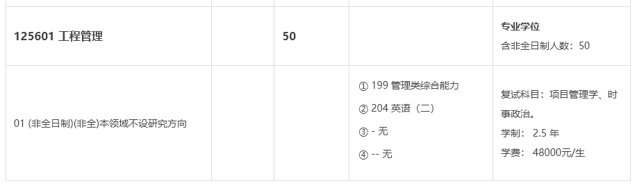 四川大学2025年MEM工程管理硕士招生简章