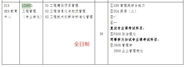 沈阳工业大学2025年MEM工程管理硕士招生简章