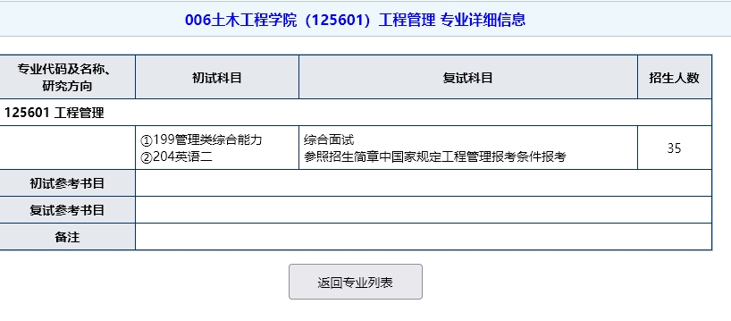 南京林业大学2025年工程管理硕士（MEM）非全日制招生简章