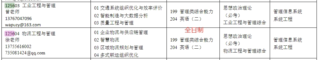 华东交通大学2025年MEM工业工程和物流工程专硕招生简章